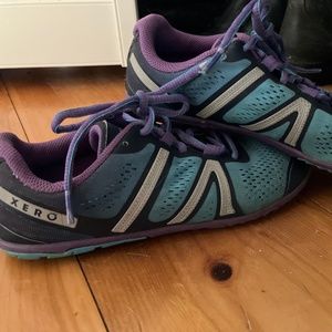Xero Shoes HFS Women’s Barefoot Running Shoe Size 8 Atoll Blue